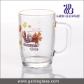 Decal Glass Mug/Cup, Printed Glass Mug/Cup, Imprint Glass Mug (GB094209-1-HCS-133)